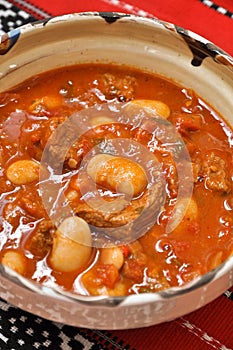 Beef Goulash with beans