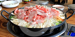 Beef hot pot