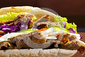 Beef Kebab in a bun