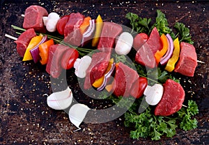 Beef kebabs