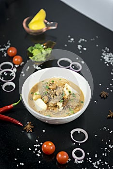 Beef massaman curry, thai cuisine