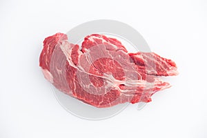 Beef neck isolated on a background