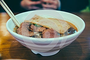 Beef noodles, Chinese noodles, soup