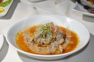Beef in Red Curry