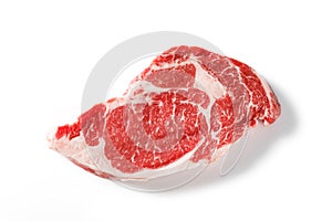 Beef rib eye steak