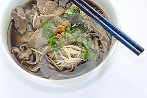 Beef Rice Noodles Soup