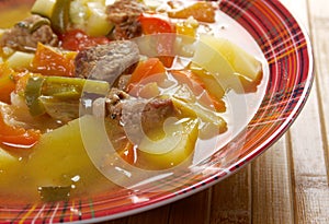 Beef soup Lecho