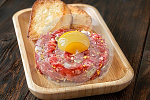 Beef steak tartare