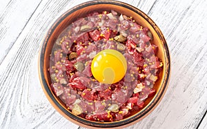 Beef steak tartare