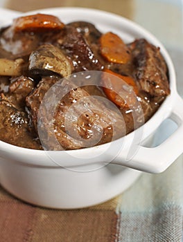 Beef stew bourguignon