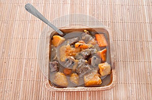 Beef stew bowl