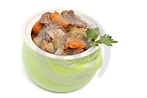 Beef Stew with Celery and Carrots