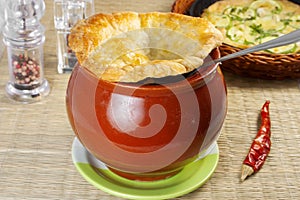 Beef stew in a crock pot