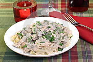 Beef Stroganoff