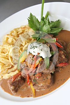 Beef Stroganoff or Beef-Stroganov