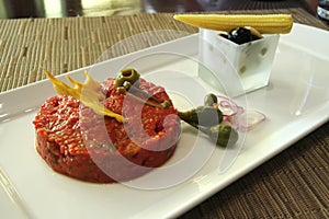 Beef tartare