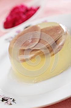 Beef tongue aspic photo