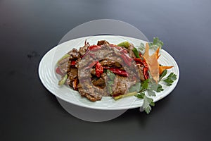 Beef  from traditional chinese cuisine