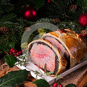 Beef Wellington as Advent creation