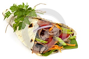 Beef Wrap Sandwich