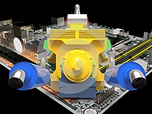 Beefed up circuit board