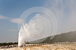 Beehive geyser, Yellowstone National Park