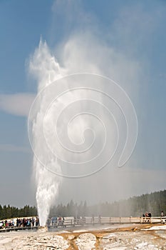 Beehive geyser, Yellowstone National Park