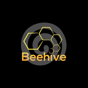 Beehive icon logo vector template