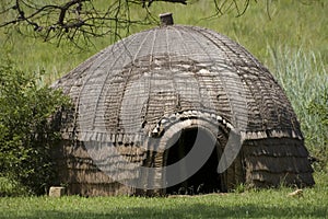 Beehive-style Zulu hut, KZN