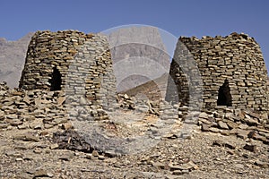 Beehive tombs at Al-Ayn, Oman photo