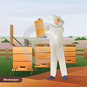 Beekeeper Flat Composition