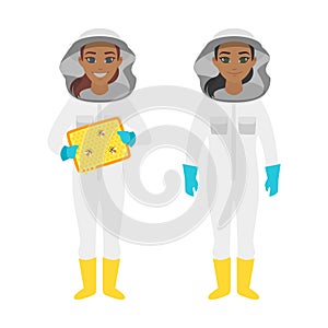 Beekeeper woman characters.