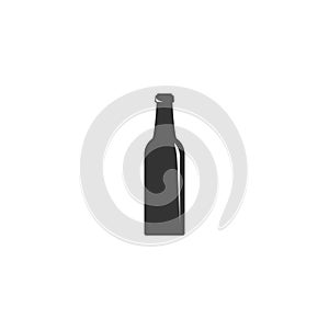 Beer or ale bottle. Bar, pub, brew symbol. Alcohol, drinks shop, stor, menu item icon