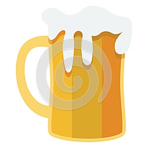 beer, ale Color Vector icon which can be easily modified or edit