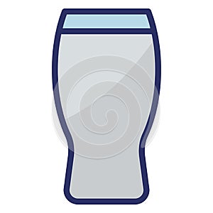 Beer, ale glass  Isolated Isolated Vector Icon easily editable easily editable