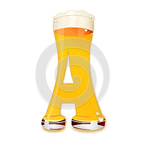 BEER ALPHABET letter A