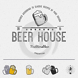 Beer badges logos and labels for any use