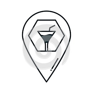 Beer bar Isolated Vector icon which can be easily modified or edited