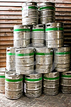 Beer barrels