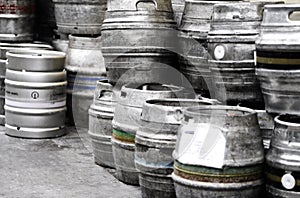 Beer barrels