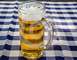 Beer on a Bavarian table