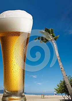 Beer on beach