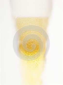 Beer beerglass foam blurred