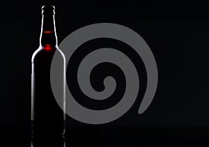 Beer Bottle with Highlight Edges