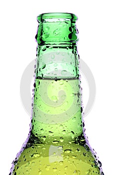 Beer bottle isolated