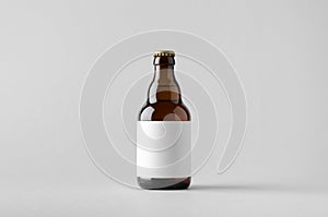 Beer Bottle Mock-Up - Blank Label