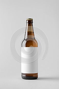 Beer Bottle Mock-Up - Blank Label