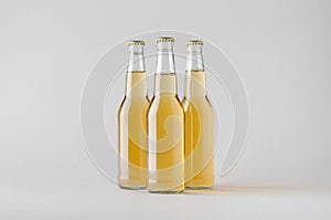 Beer Bottle Mock-Up - Three Bottles