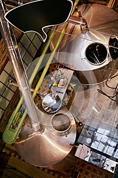 Beer Brewery With Modern Equipment