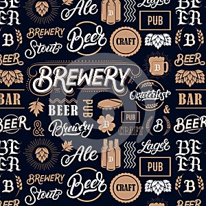 Beer brewery pattern